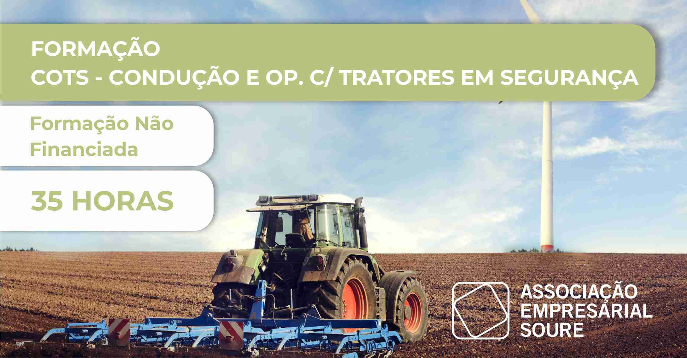 Curso Conduzir e Operar com o Trator em Segurança