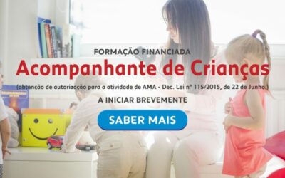 Formação Financiada – Acompanhante de Crianças